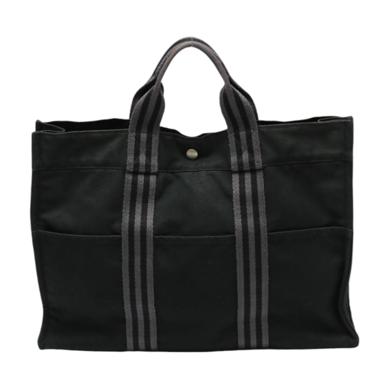 エルメス HERMES トートバッグ
ハンドバッグ グレーライン キャンバス ブラック 【SS】
【中古】