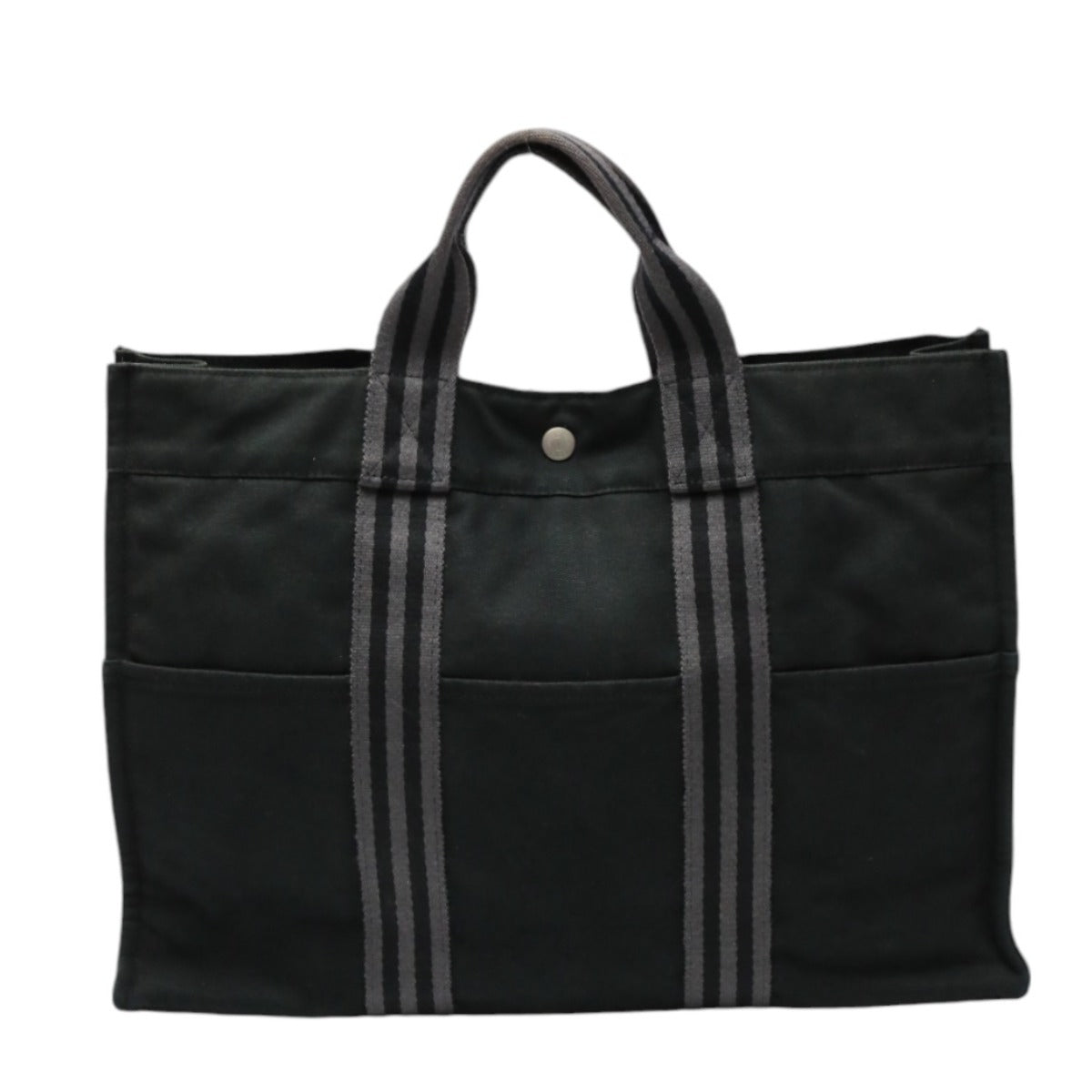 エルメス HERMES トートバッグ
ハンドバッグ グレーライン キャンバス ブラック 【SS】
【中古】
