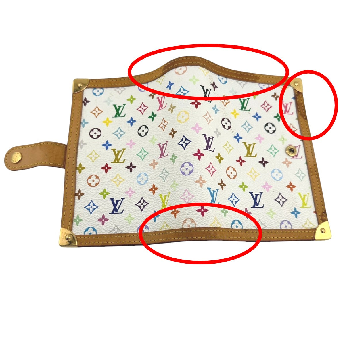 ルイヴィトン LOUIS VUITTON 手帳カバー
システム手帳 モノグラムマルチカラー アジェンダPM モノグラムマルチカラー R20896 ホワイト LV
【SS】
【中古】