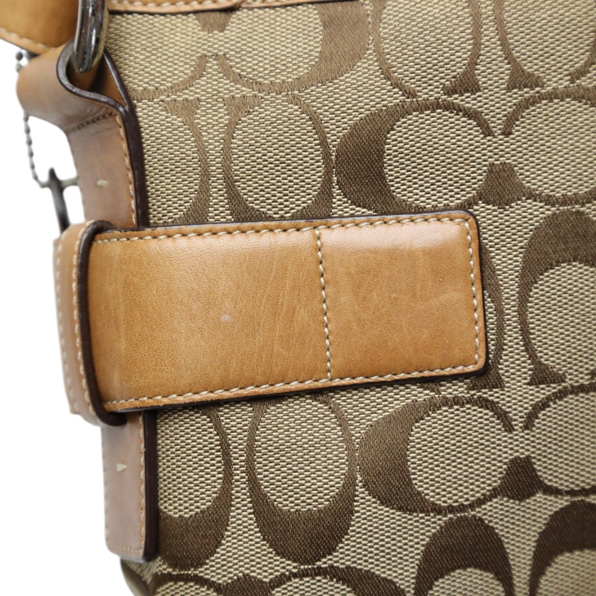 コーチ COACH ショルダーバッグ
斜めがけ キャンバス×レザー シグネチャー レザー 3574 キャメル 【SS】
【中古】