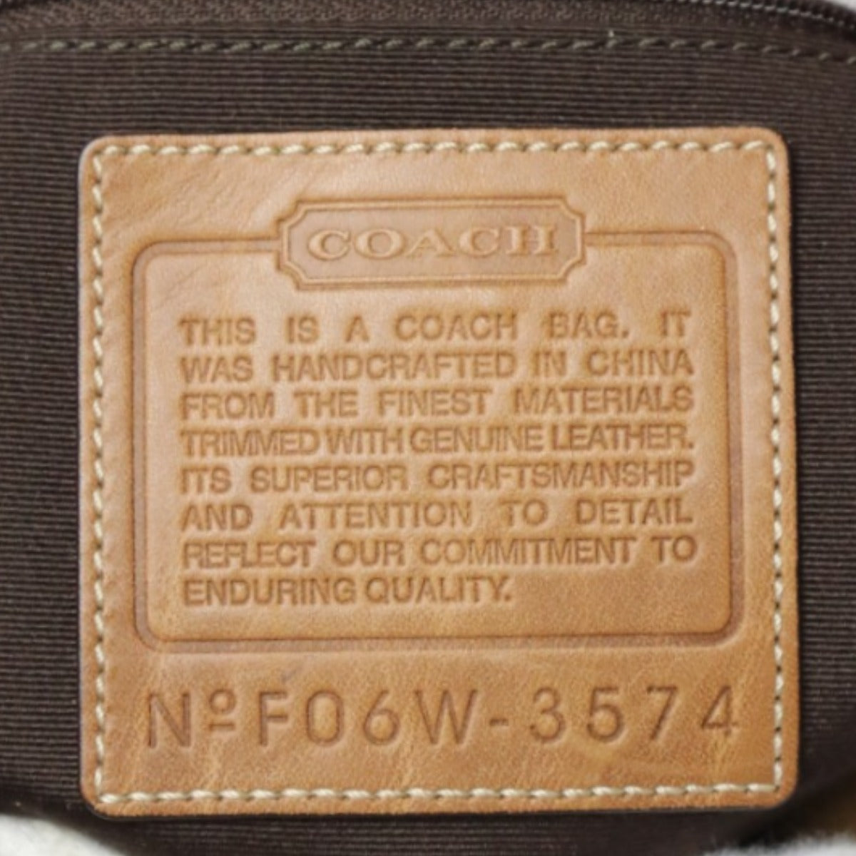 コーチ COACH ショルダーバッグ
斜めがけ キャンバス×レザー シグネチャー レザー 3574 キャメル 【SS】
【中古】