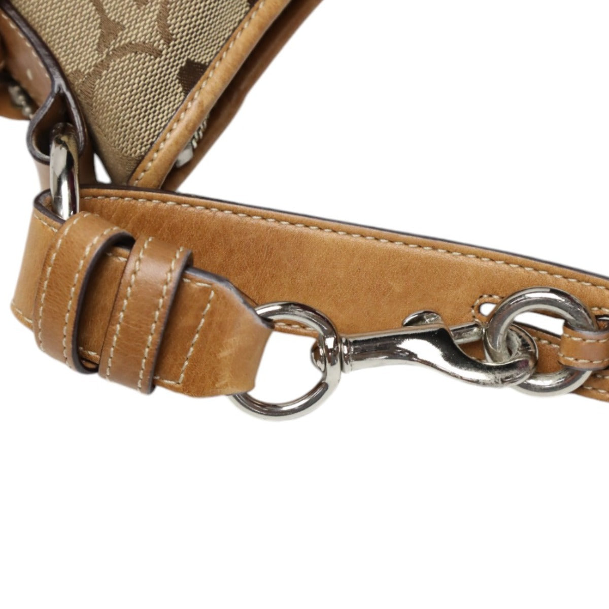 コーチ COACH ショルダーバッグ
斜めがけ キャンバス×レザー シグネチャー レザー 3574 キャメル 【SS】
【中古】