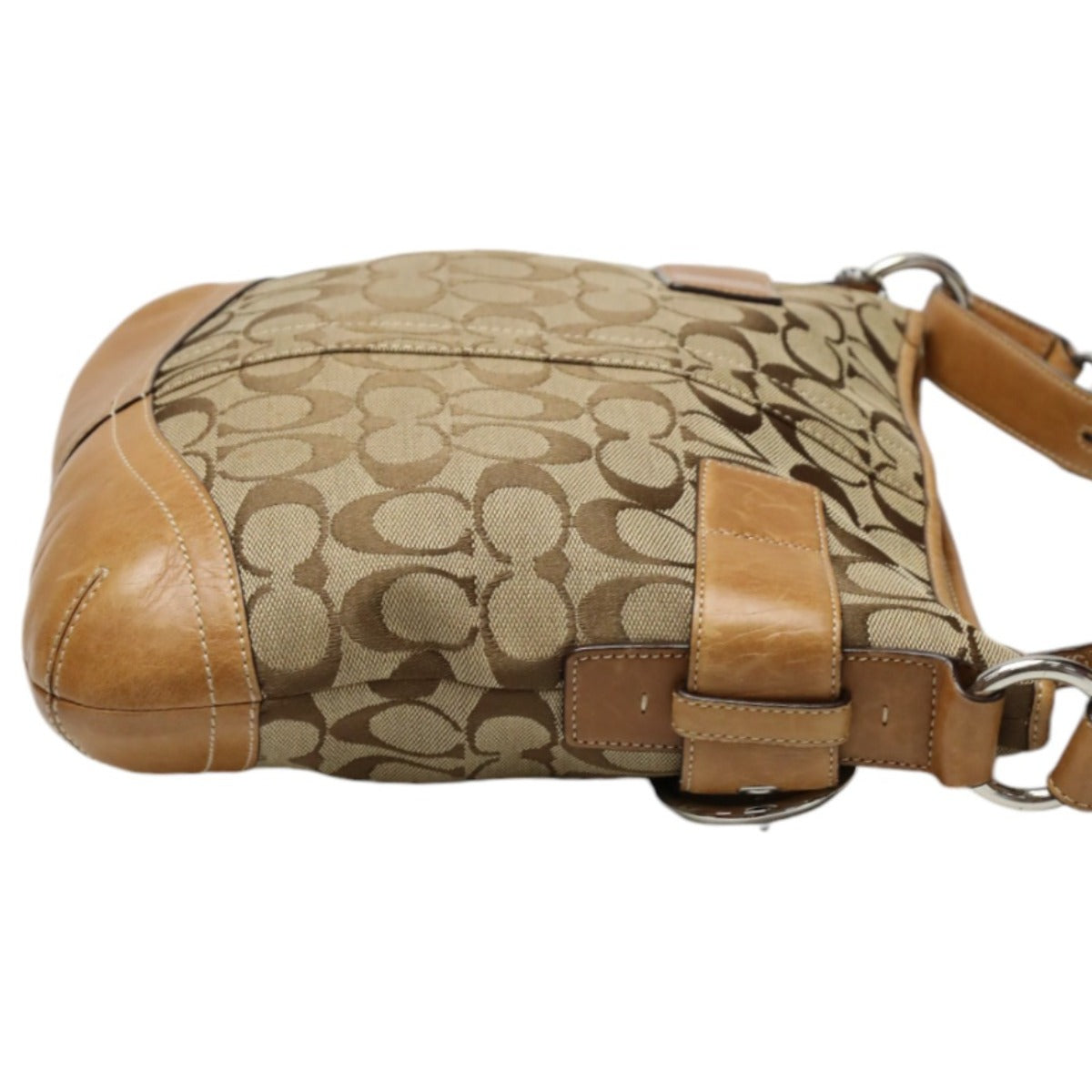 コーチ COACH ショルダーバッグ
斜めがけ キャンバス×レザー シグネチャー レザー 3574 キャメル 【SS】
【中古】
