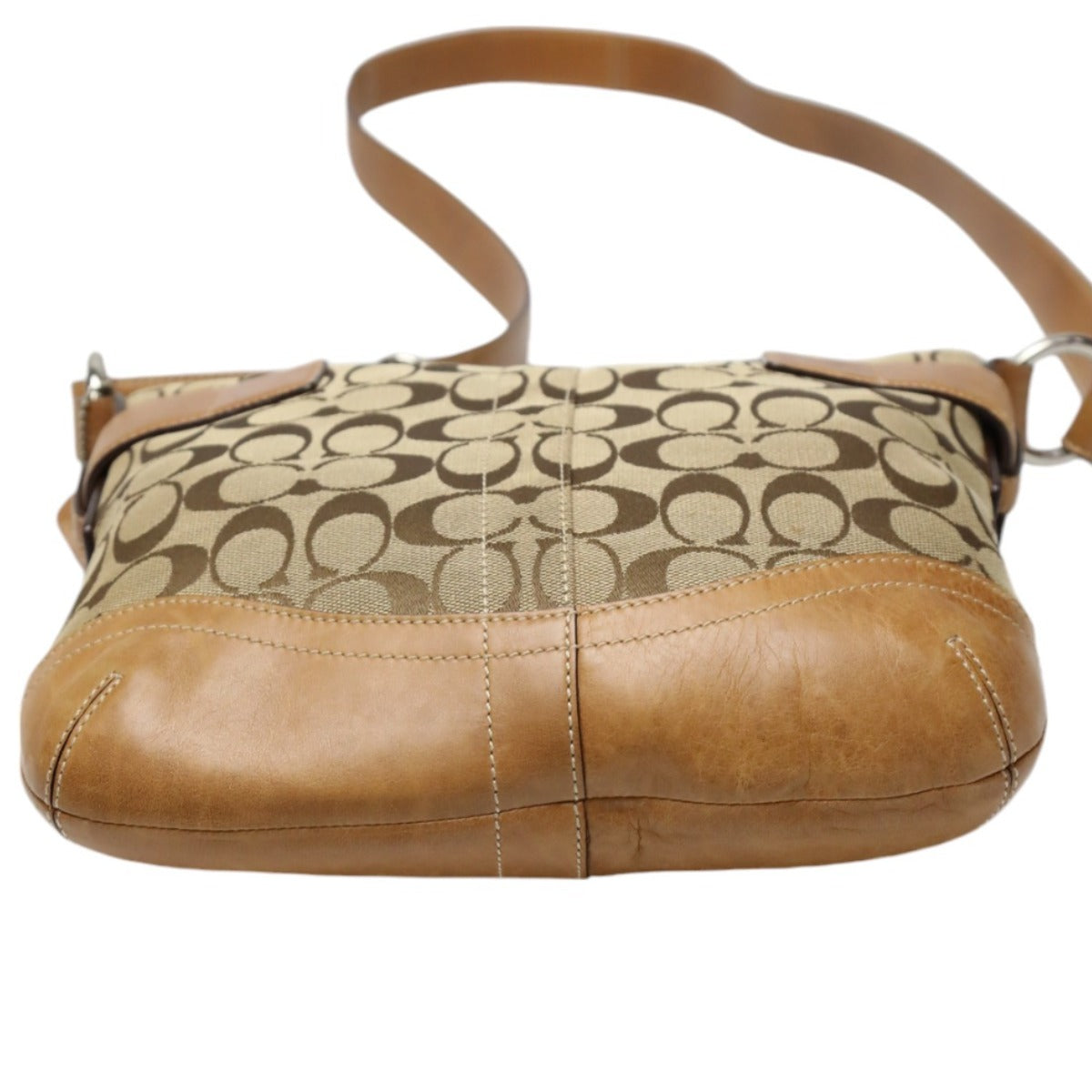 コーチ COACH ショルダーバッグ
斜めがけ キャンバス×レザー シグネチャー レザー 3574 キャメル 【SS】
【中古】