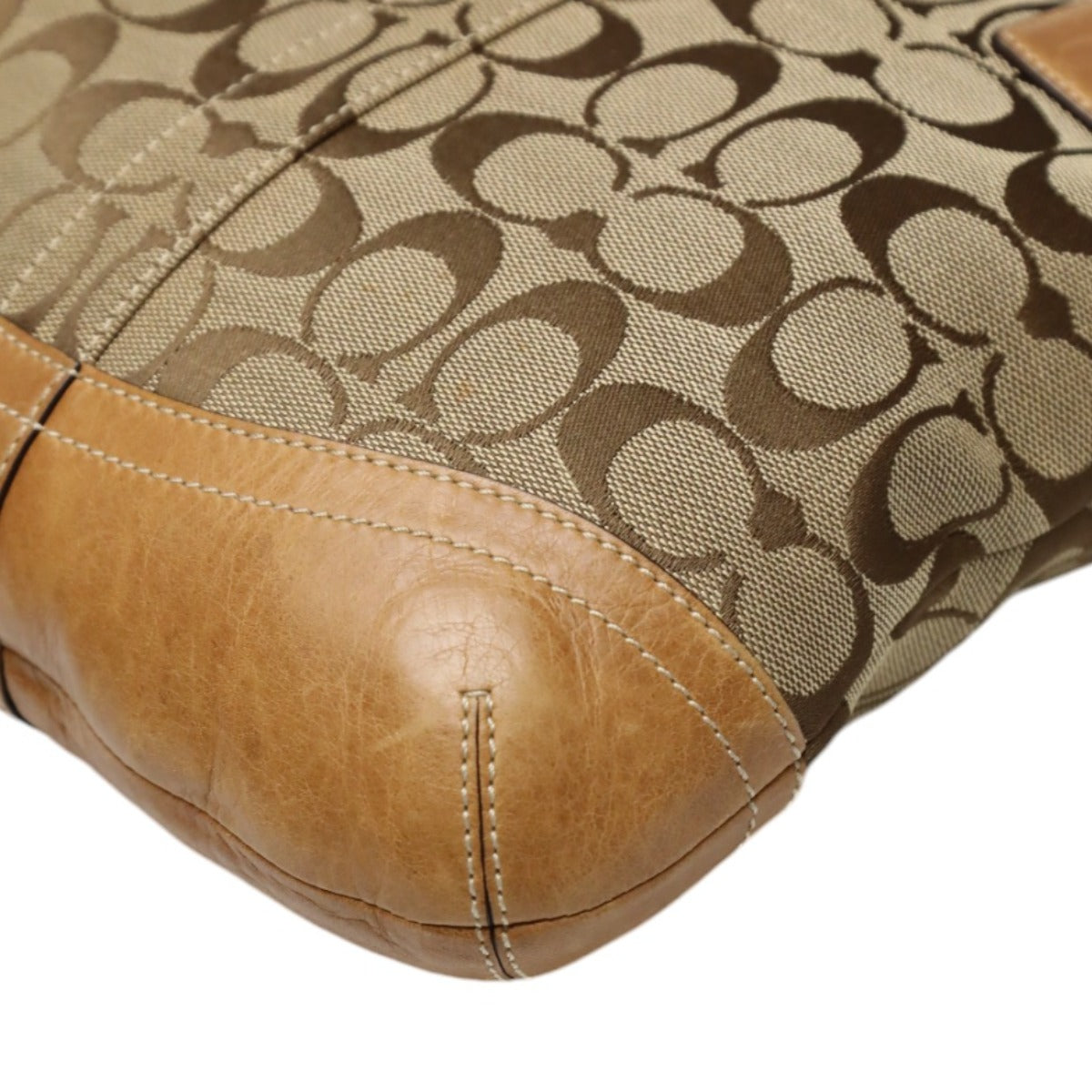 コーチ COACH ショルダーバッグ
斜めがけ キャンバス×レザー シグネチャー レザー 3574 キャメル 【SS】
【中古】