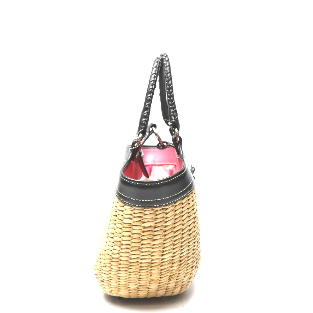 コーチ COACH ハンドバッグ
ストロー×レザー トートバッグ カゴバッグ 6271 ブラウン×ブラック 【SS】
【中古】