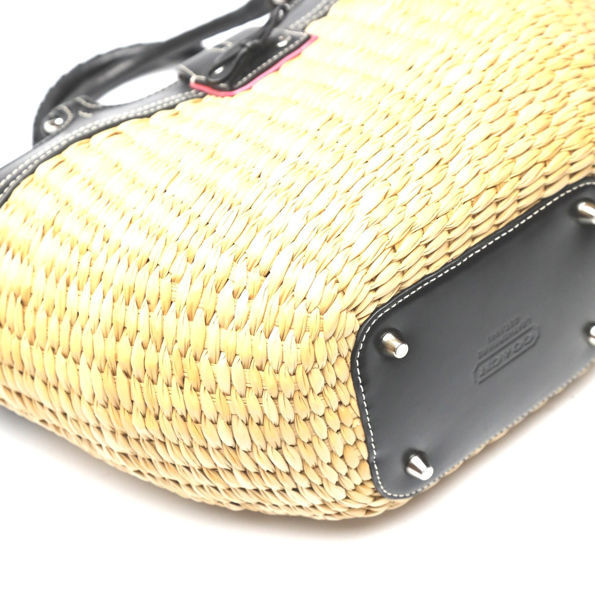コーチ COACH ハンドバッグ
ストロー×レザー トートバッグ カゴバッグ 6271 ブラウン×ブラック 【SS】
【中古】