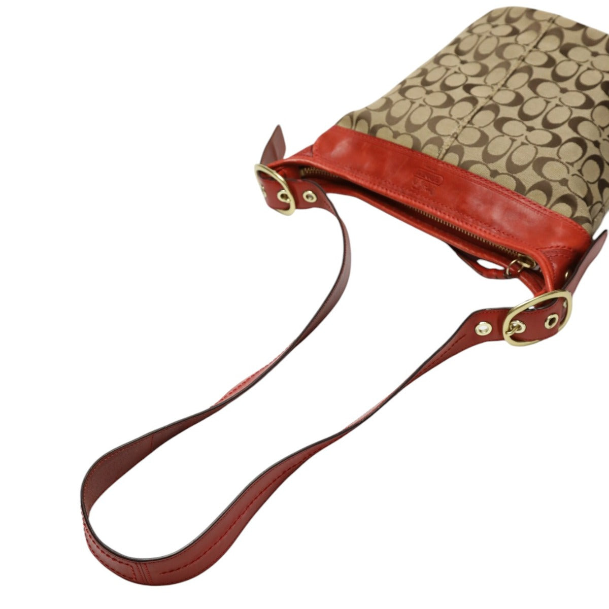 コーチ COACH ショルダーバッグ
ショルダーバッグ シグネチャー ダッフルサック レザー 11437 ブラウン×レッド 【SS】
【中古】