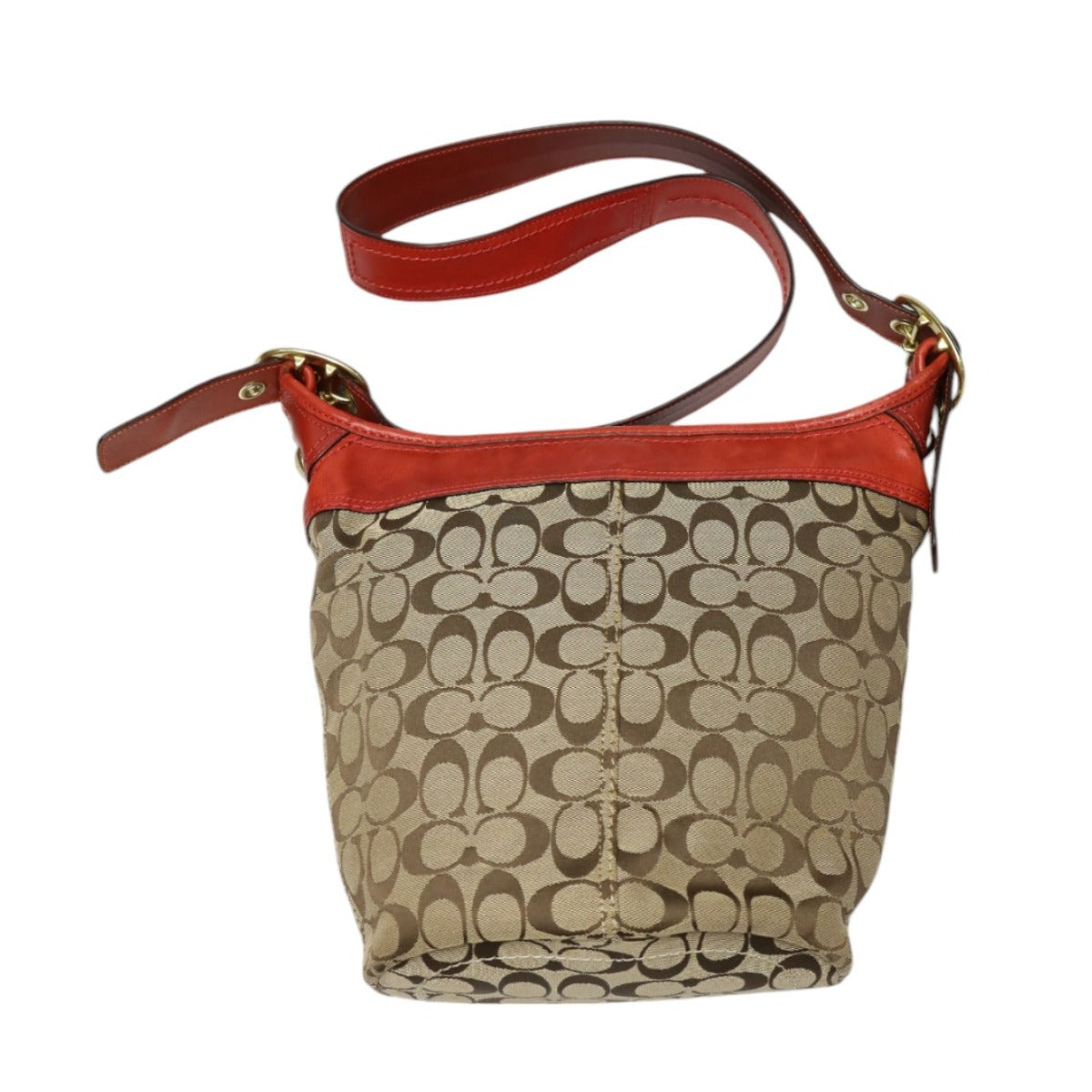 コーチ COACH ショルダーバッグ
ショルダーバッグ シグネチャー ダッフルサック レザー 11437 ブラウン×レッド 【SS】
【中古】