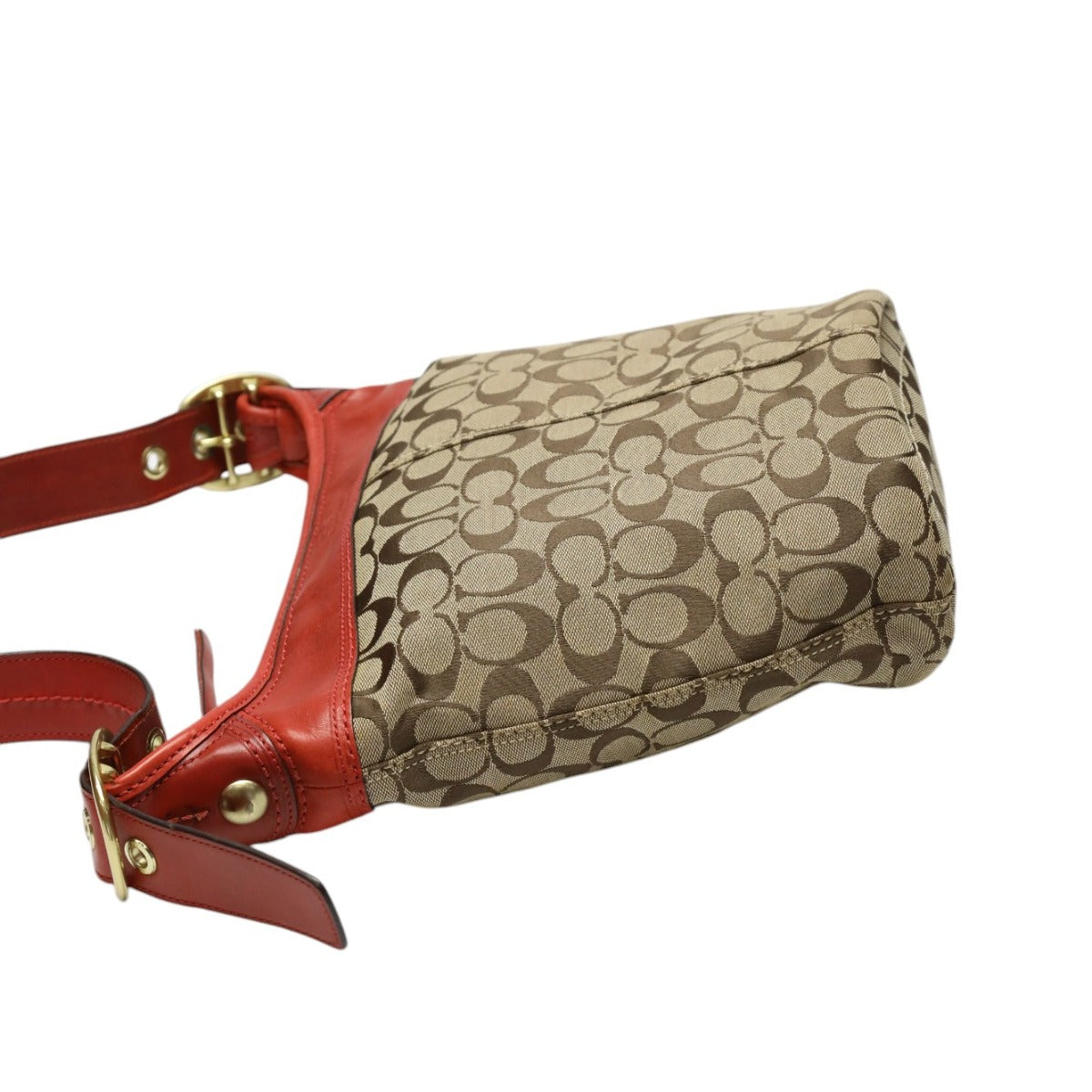 コーチ COACH ショルダーバッグ
ショルダーバッグ シグネチャー ダッフルサック レザー 11437 ブラウン×レッド 【SS】
【中古】