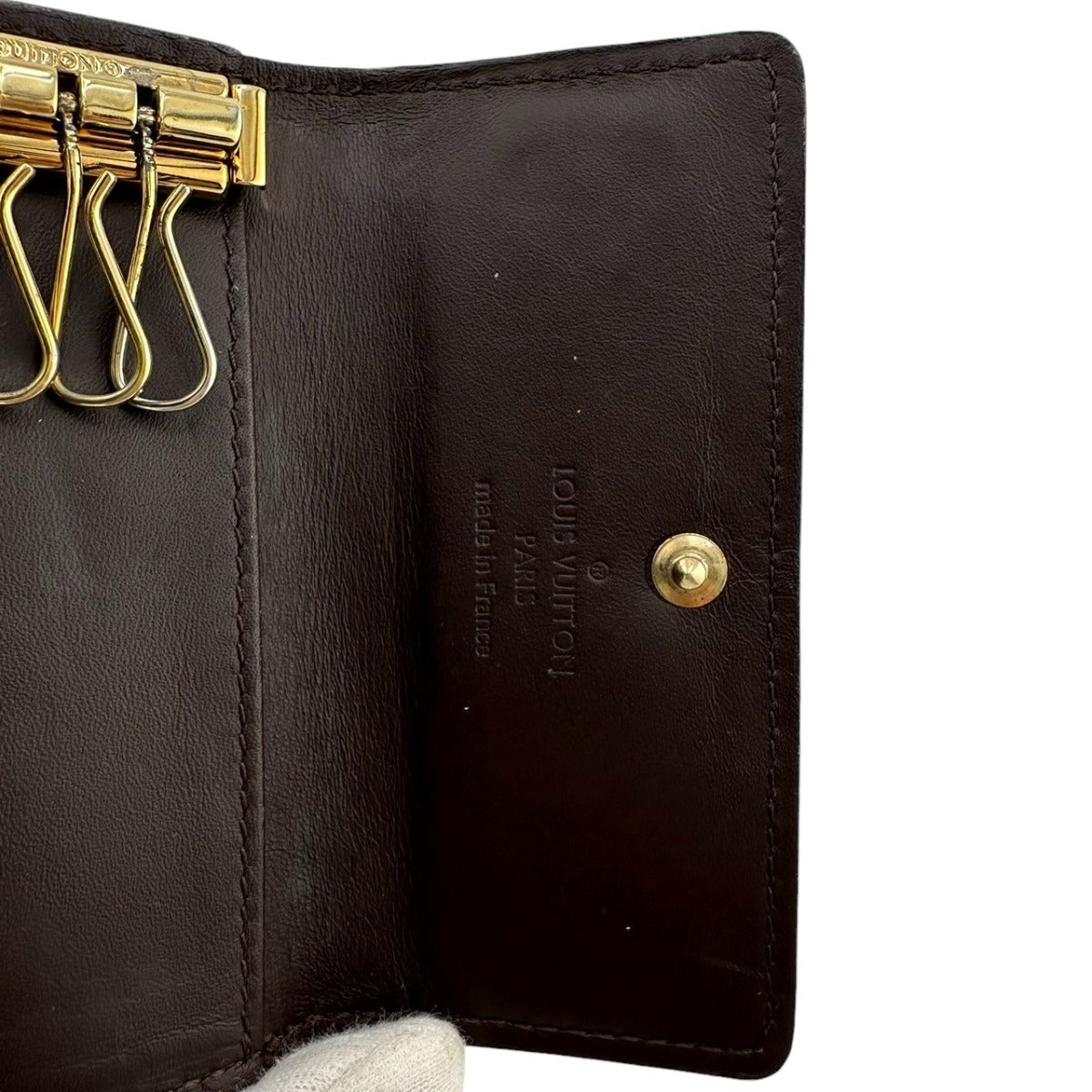 ルイヴィトン LOUIS VUITTON キーケース
4連キーケース ヴェルニ ミュルティクレ4 ヴェルニ M93517 アマラント LV
【SS】
【中古】
