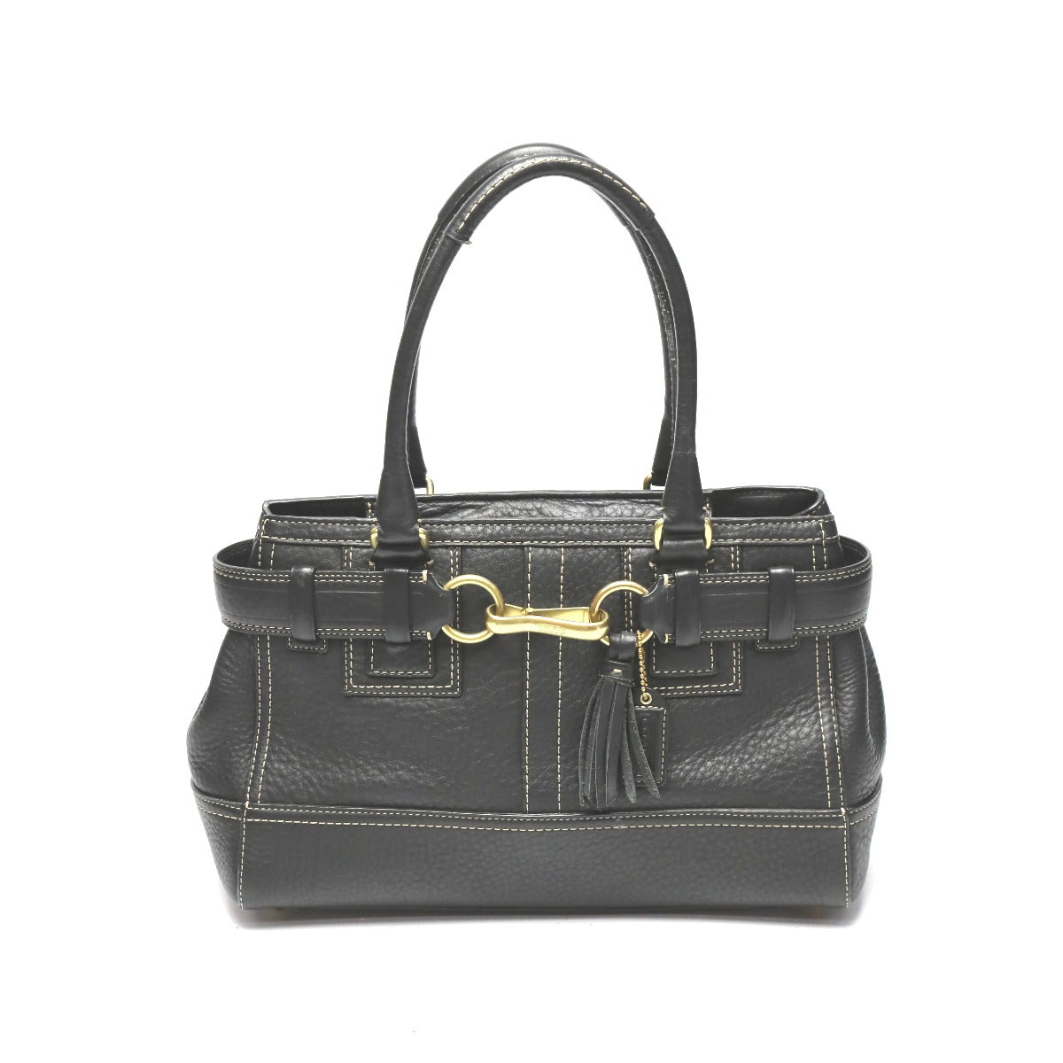 コーチ COACH ハンドバッグ
ハンプトンズ ミディアム キャリーオール シグネチャー カーフ F10212 ブラック 【SS】
【中古】