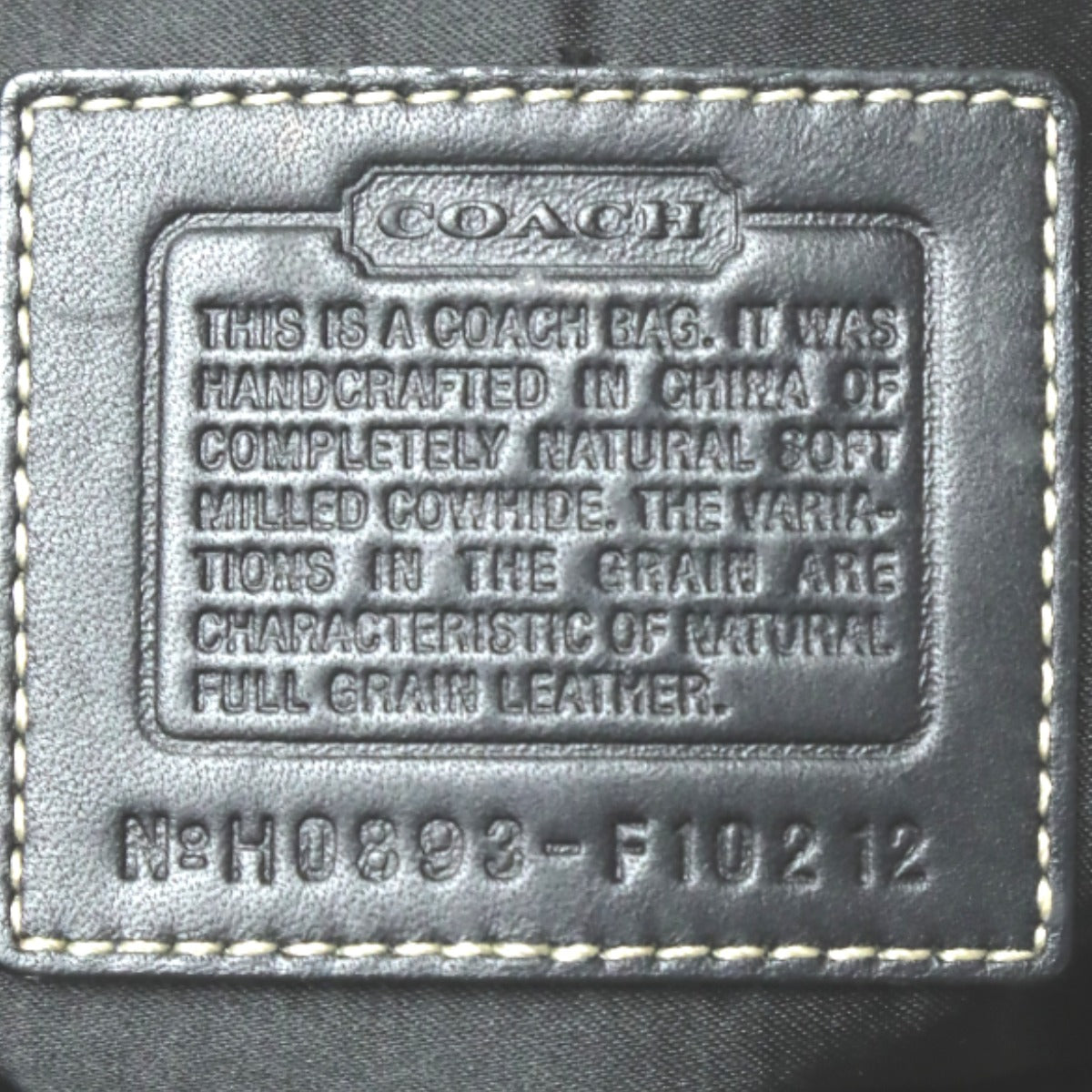コーチ COACH ハンドバッグ
ハンプトンズ ミディアム キャリーオール シグネチャー カーフ F10212 ブラック 【SS】
【中古】