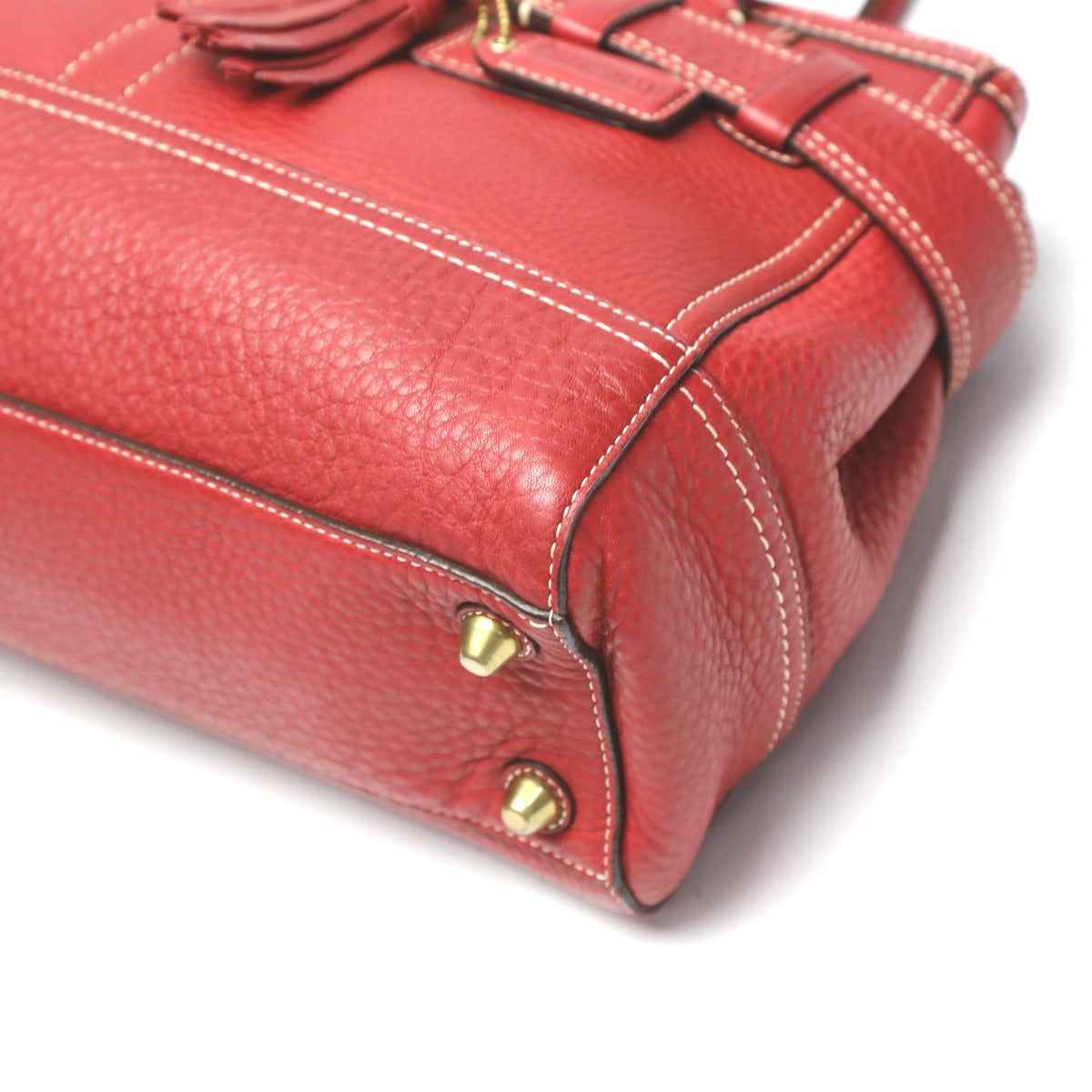 コーチ COACH トートバッグ
ハンプトンズ ミディアム キャリーオール ペブルドレザー カーフ 10213 レッド 【SS】
【中古】