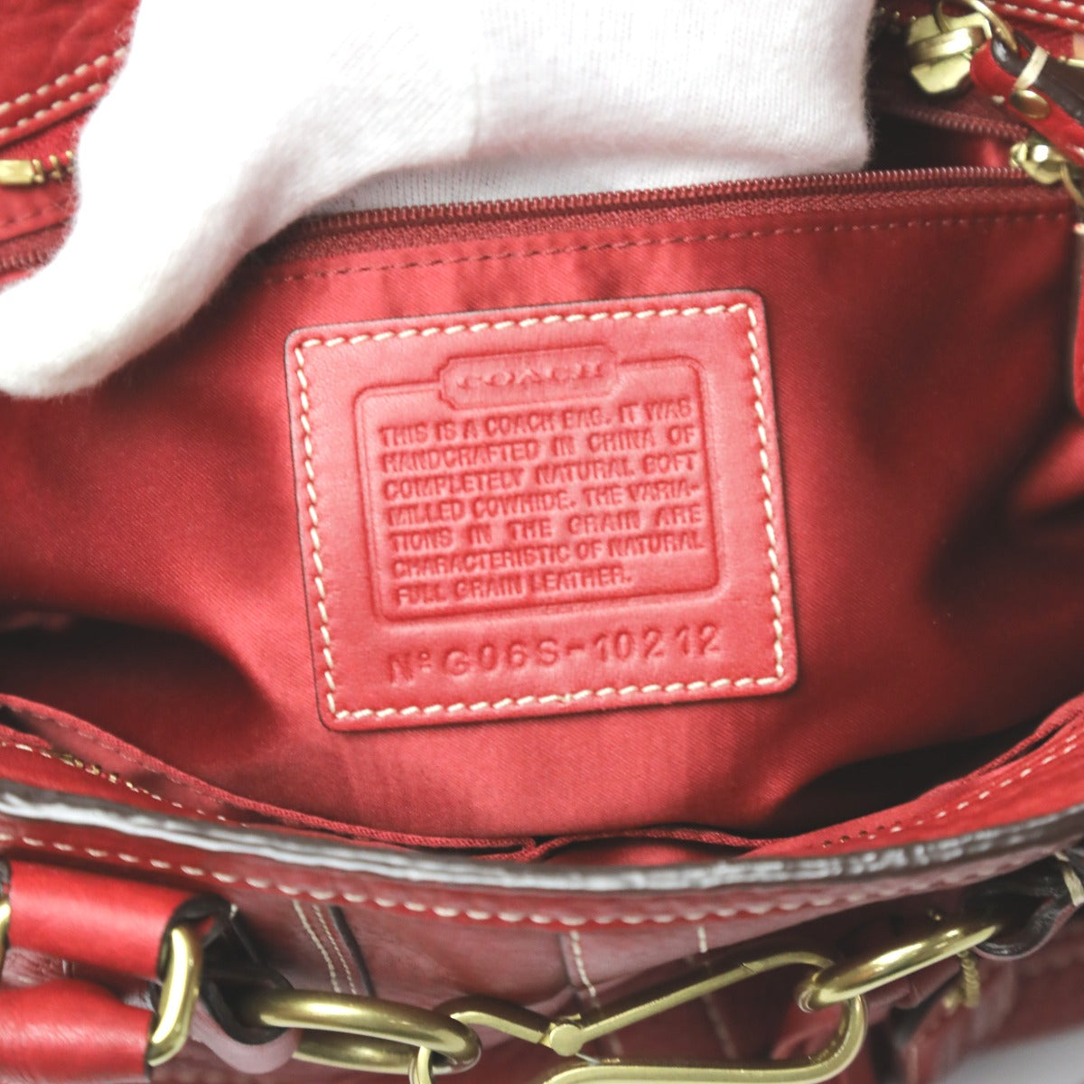 コーチ COACH トートバッグ
ハンプトンズ ミディアム キャリーオール ペブルドレザー カーフ 10213 レッド 【SS】
【中古】