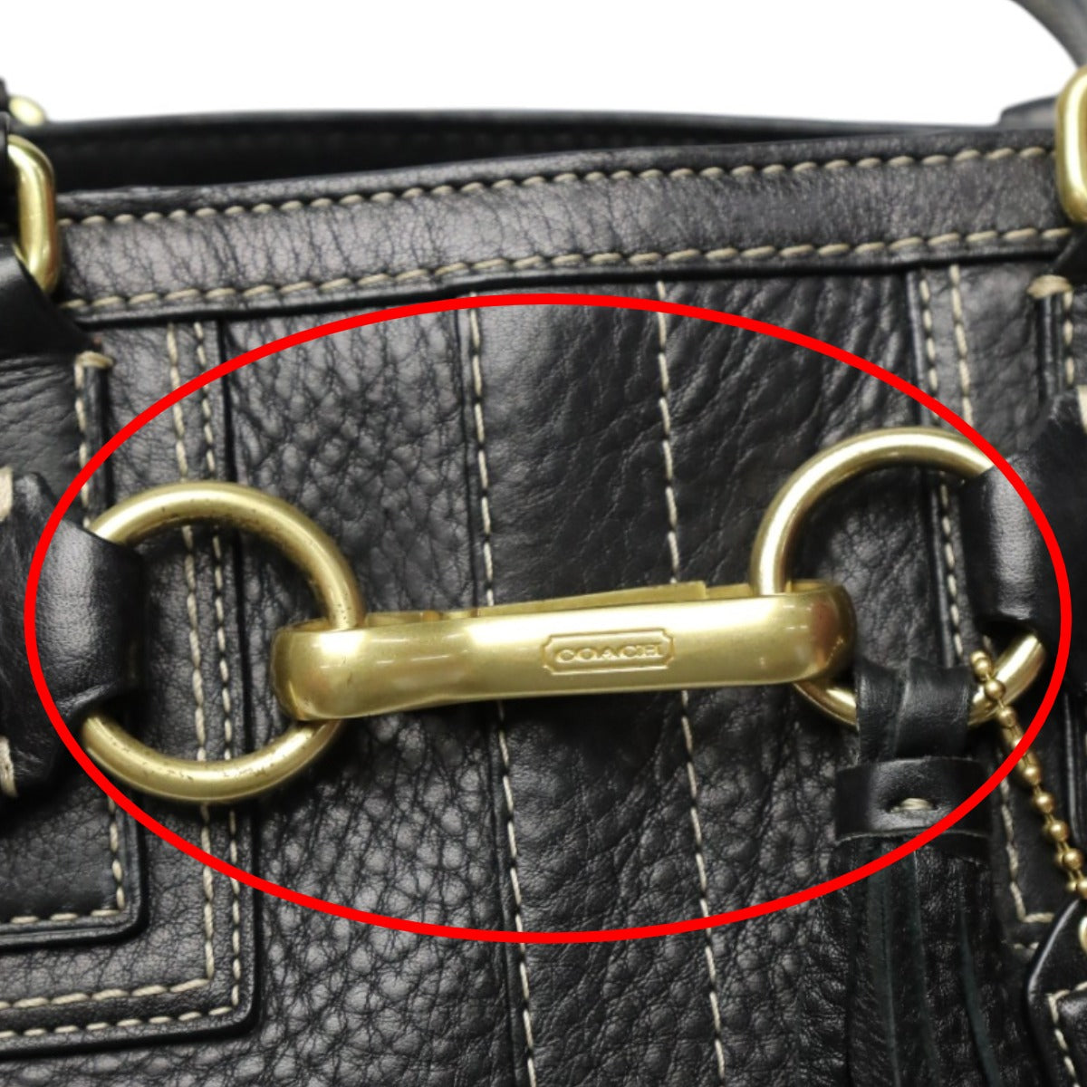 コーチ COACH ハンドバッグ
トートバッグ キャリーオール ハンプトンズ ラージ レザー 10214 ブラック 【SS】
【中古】