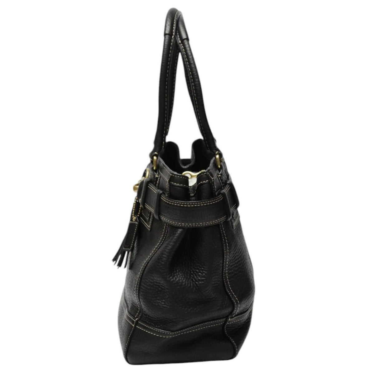 コーチ COACH ハンドバッグ
トートバッグ キャリーオール ハンプトンズ ラージ レザー 10214 ブラック 【SS】
【中古】