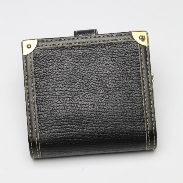 ルイヴィトン LOUIS VUITTON 二つ折り財布
ファスナー小銭入れ スハリ コンパクトジップ M91828 ブラック LV
【SS】
【中古】
