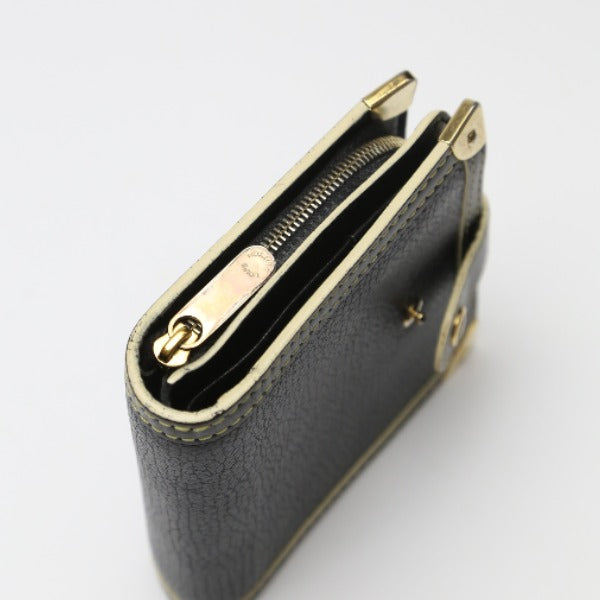 ルイヴィトン LOUIS VUITTON 二つ折り財布
ファスナー小銭入れ スハリ コンパクトジップ M91828 ブラック LV
【SS】
【中古】