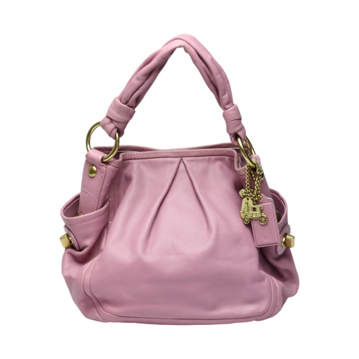 コーチ COACH トートバッグ
ショルダーバッグ カーフ ワンショルダーバッグ レザー 13412 ピンクパープル 【SS】
【中古】