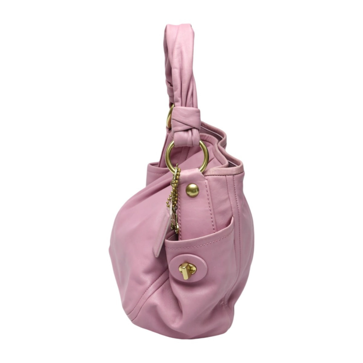 コーチ COACH トートバッグ
ショルダーバッグ カーフ ワンショルダーバッグ レザー 13412 ピンクパープル 【SS】
【中古】