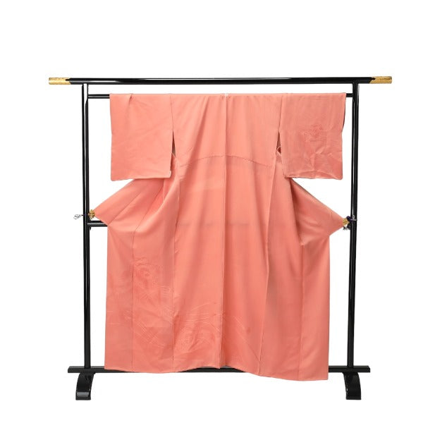 留袖
着物 和服 袷長着 正絹 ピンク 【H】
【中古】