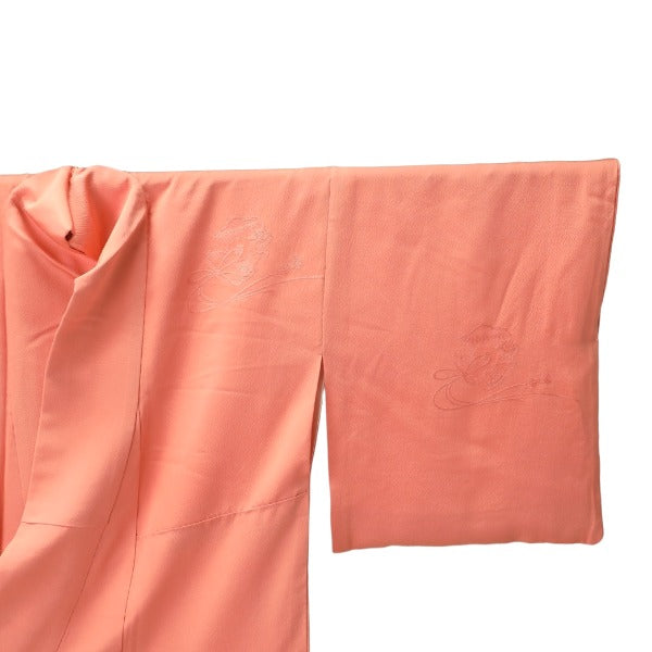 留袖
着物 和服 袷長着 正絹 ピンク 【H】
【中古】