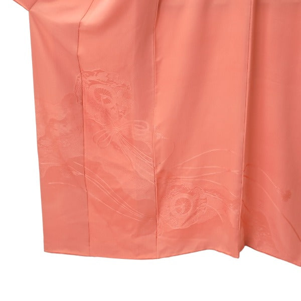留袖
着物 和服 袷長着 正絹 ピンク 【H】
【中古】