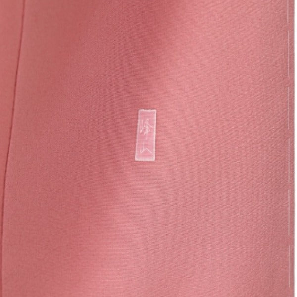 訪問着・付下
着物 和服 花 訪問着 一越 正絹 シルク ローズピンク 【H】
【中古】