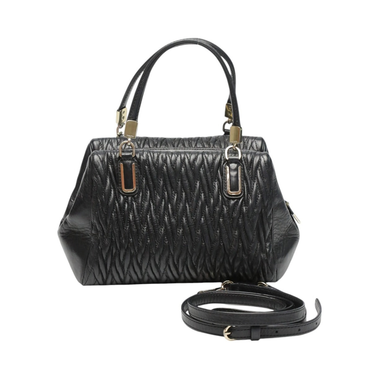 コーチ COACH ハンドバッグ
2wayショルダーバック サッチェル マディソン レザー F49723 ブラック 【SS】
【中古】