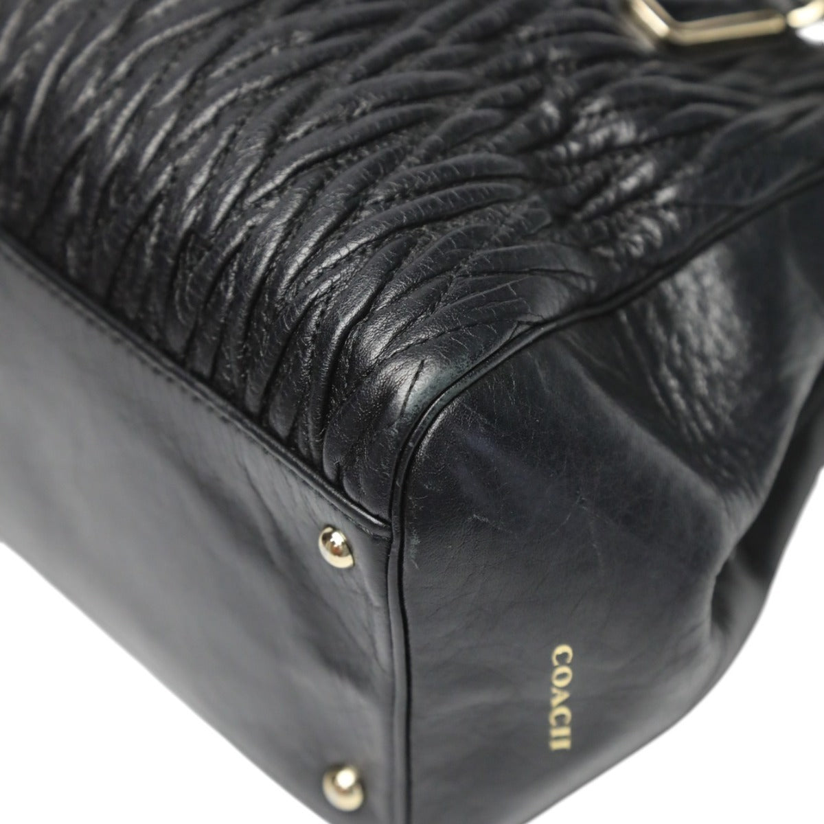 コーチ COACH ハンドバッグ
2wayショルダーバック サッチェル マディソン レザー F49723 ブラック 【SS】
【中古】