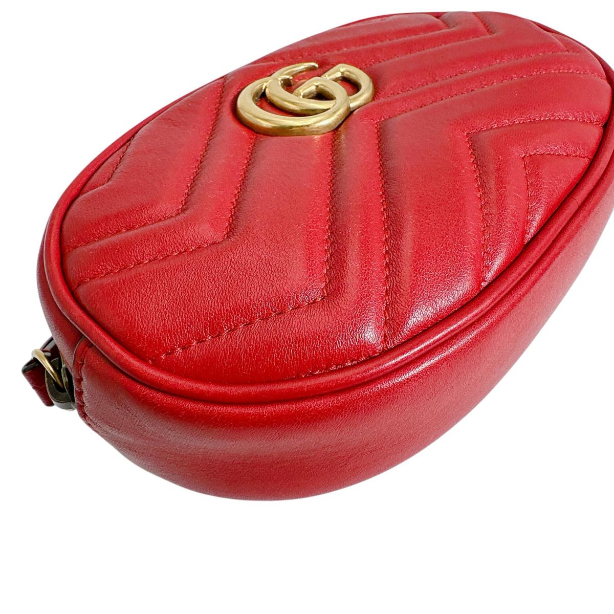 グッチ GUCCI ボディバッグ
ボディバッグ GGマーモント 牛革 476434 レッド 【SS】
【中古】