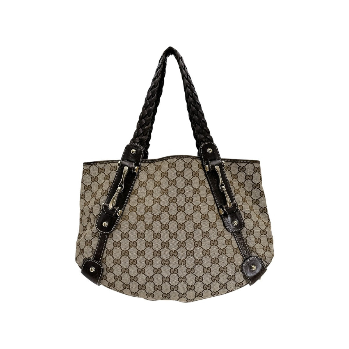 グッチ GUCCI ハンドバッグ
トートバッグ GGキャンバス 肩掛けバッグ GGキャンバス 162900 ベージュ×エボニー 【SS】
【中古】