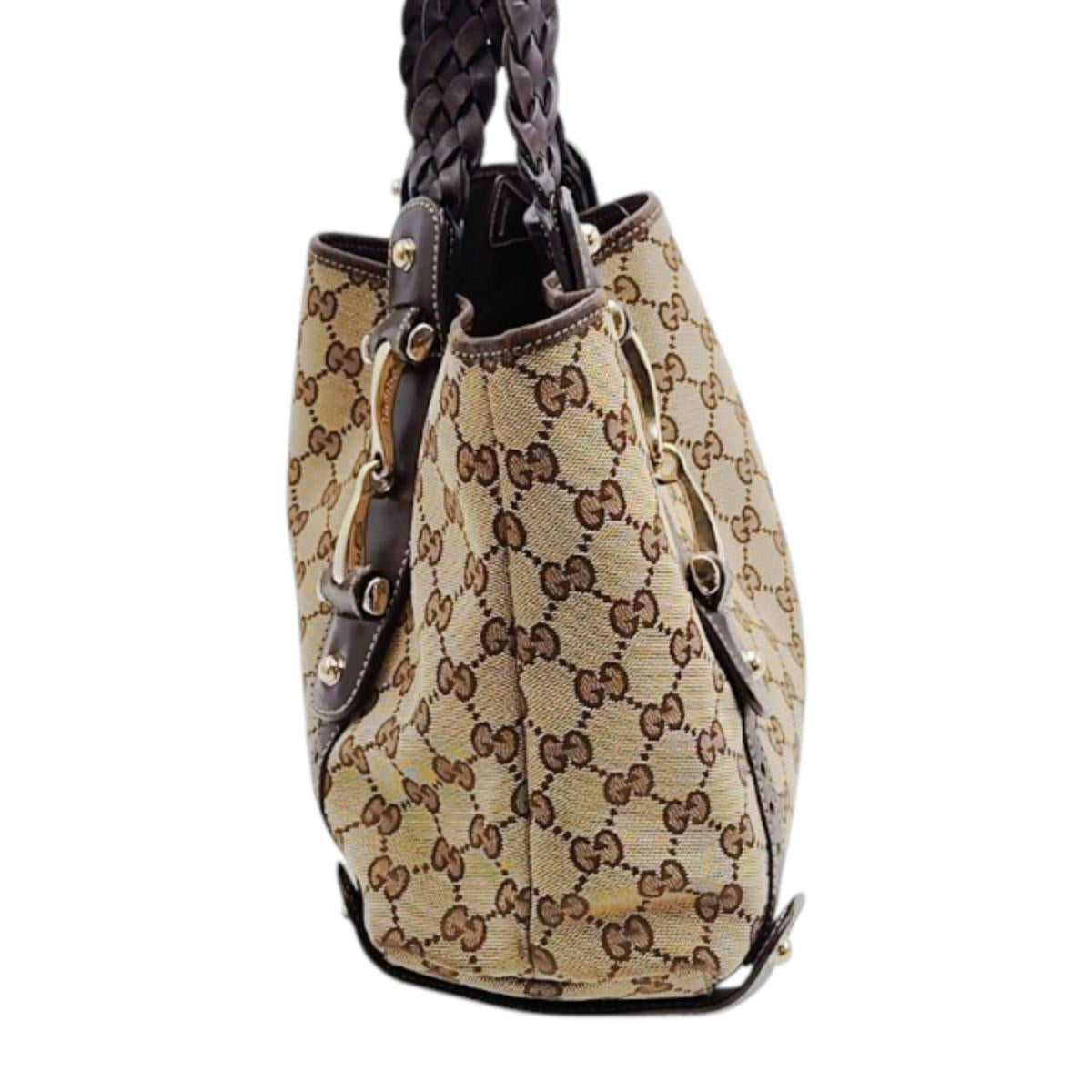 グッチ GUCCI ハンドバッグ
トートバッグ GGキャンバス 肩掛けバッグ GGキャンバス 162900 ベージュ×エボニー 【SS】
【中古】