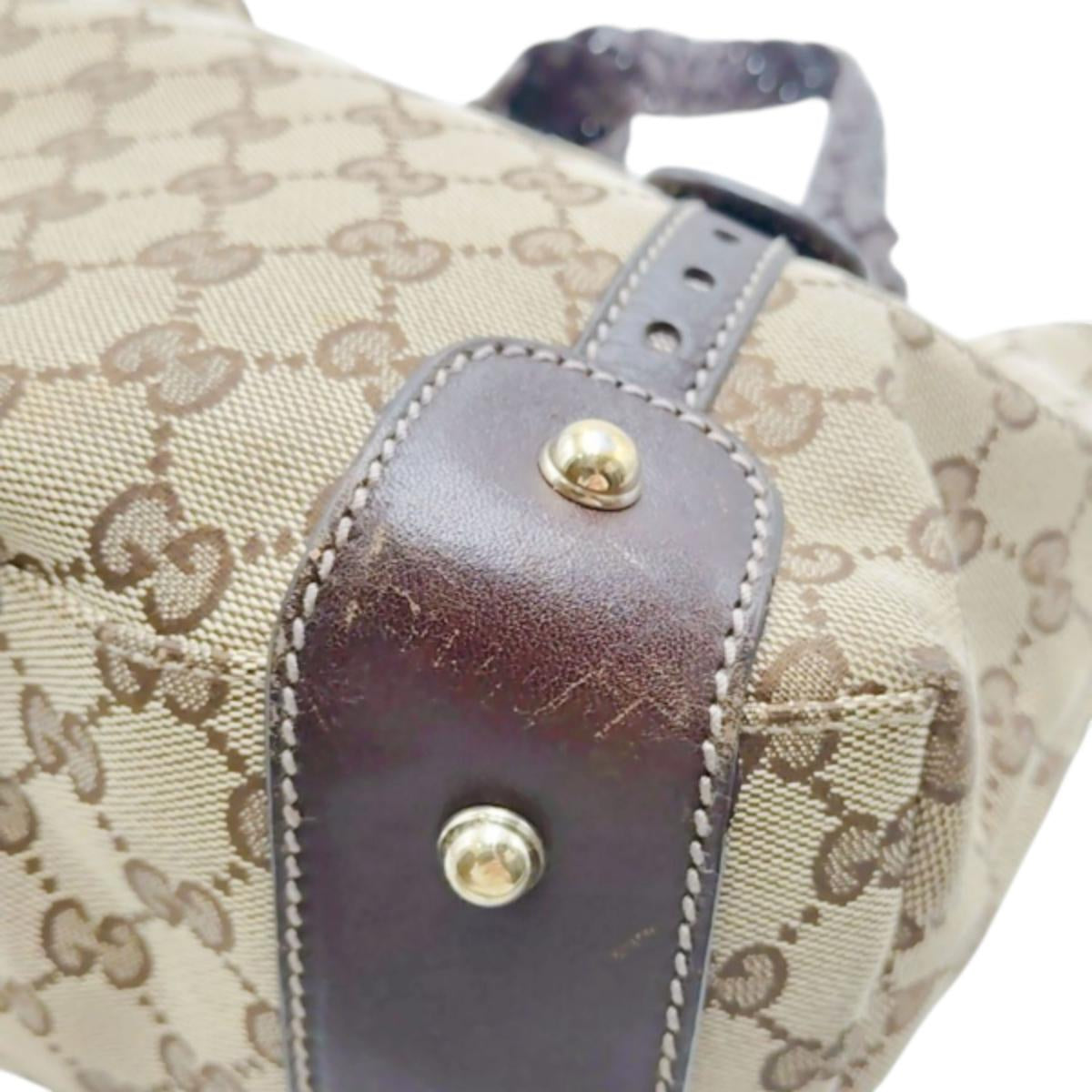 グッチ GUCCI ハンドバッグ
トートバッグ GGキャンバス 肩掛けバッグ GGキャンバス 162900 ベージュ×エボニー 【SS】
【中古】