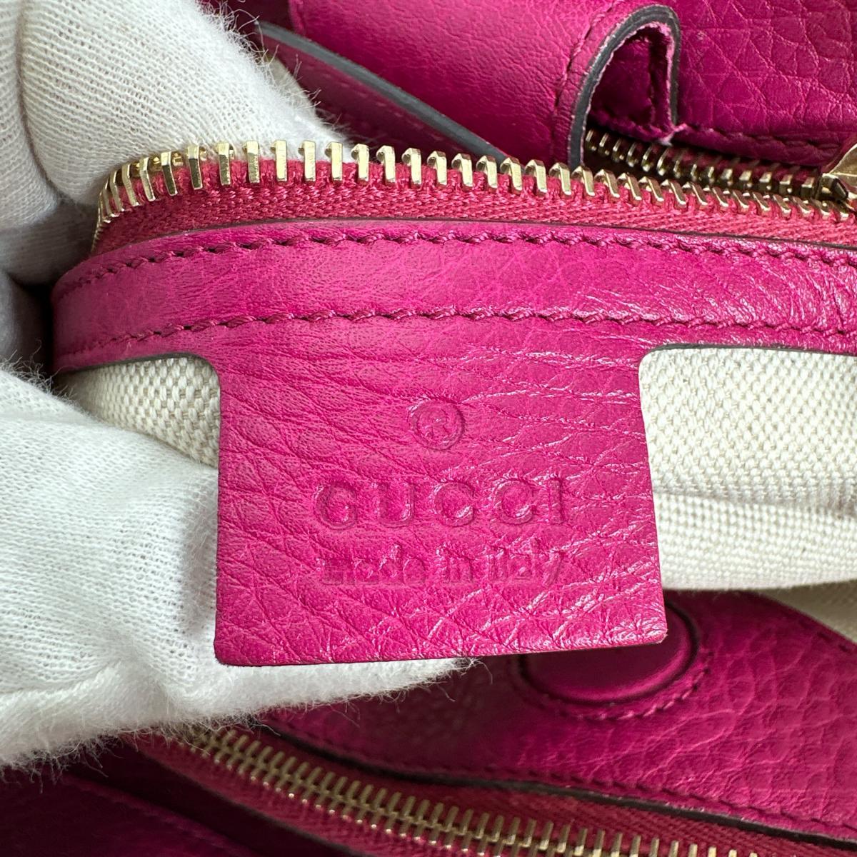 グッチ GUCCI ハンドバッグ
2way レザー GGマーモント レザー 323660 ピンク 【SS】
【中古】