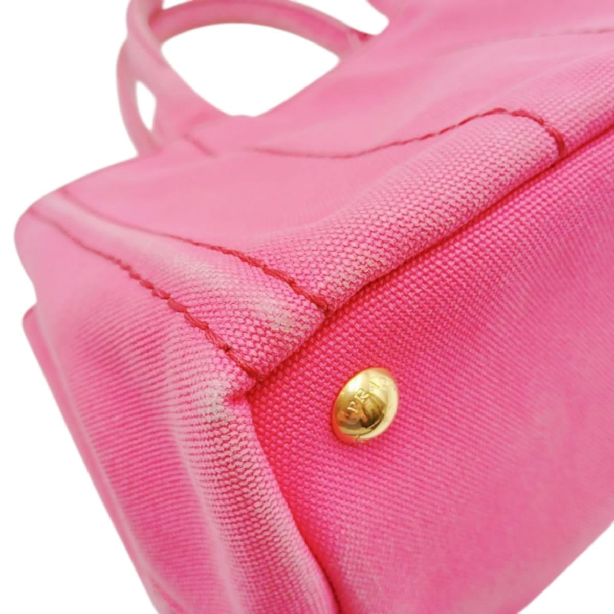 プラダ PRADA トートバッグ
ハンドバック カナパ カナパミニトート キャンバス 1BG439 ピンク 【SS】
【中古】