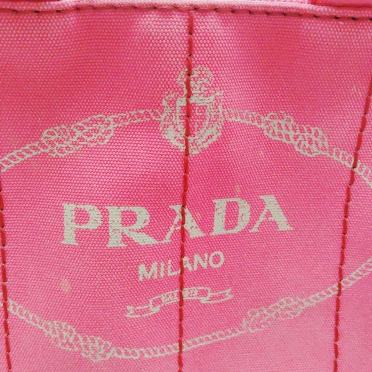 プラダ PRADA トートバッグ
ハンドバック カナパ カナパミニトート キャンバス 1BG439 ピンク 【SS】
【中古】