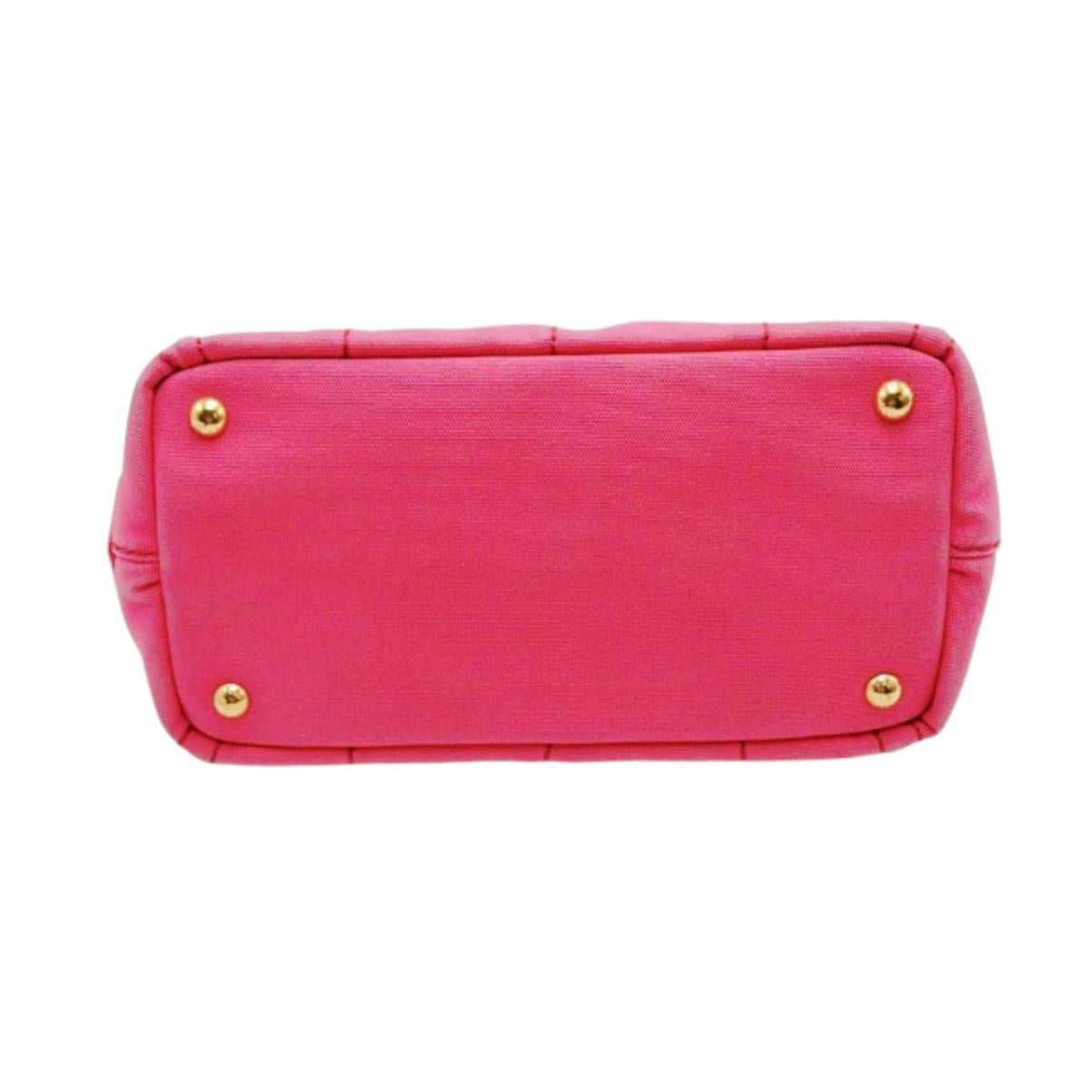 プラダ PRADA トートバッグ
ハンドバック カナパ カナパミニトート キャンバス 1BG439 ピンク 【SS】
【中古】