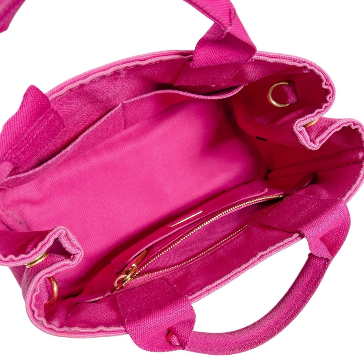 プラダ PRADA トートバッグ
ハンドバック カナパ カナパミニトート キャンバス 1BG439 ピンク 【SS】
【中古】