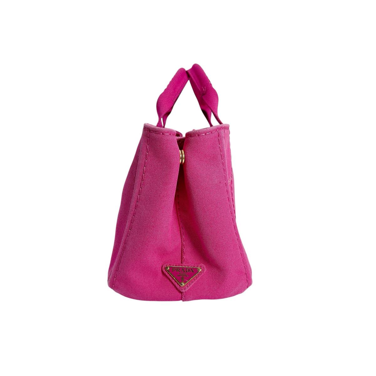 プラダ PRADA トートバッグ
ハンドバック カナパ カナパミニトート キャンバス 1BG439 ピンク 【SS】
【中古】