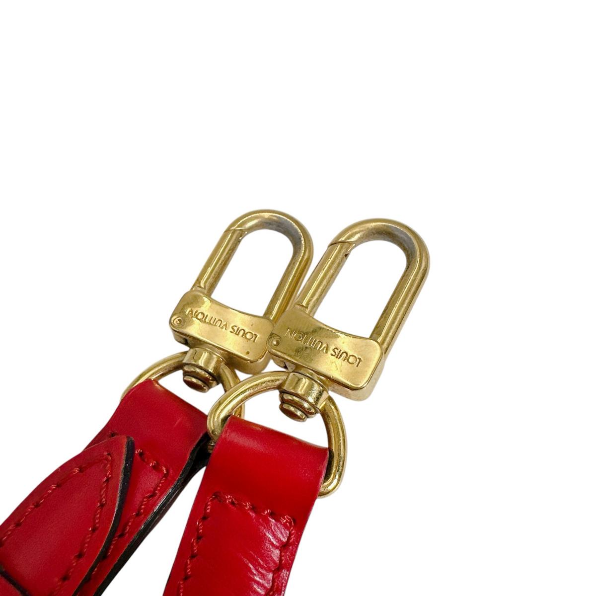 ルイヴィトン LOUIS VUITTON ショルダーストラップ
肩掛けストラップ 可変式 エピ用バッグアクセサリー カーフ レッド LV
【SS】
【中古】