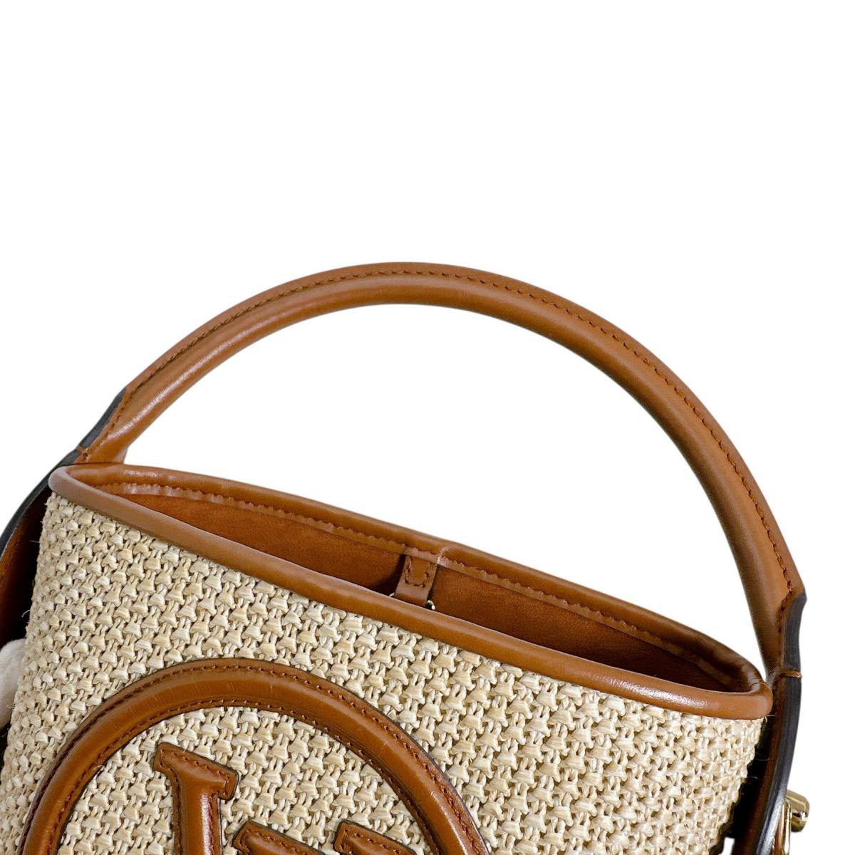 ルイヴィトン LOUIS VUITTON ハンドバッグ
 ハンドバッグ プティ・バケット レザー M59962 ブラウン LV
 【SS】
 【中古】