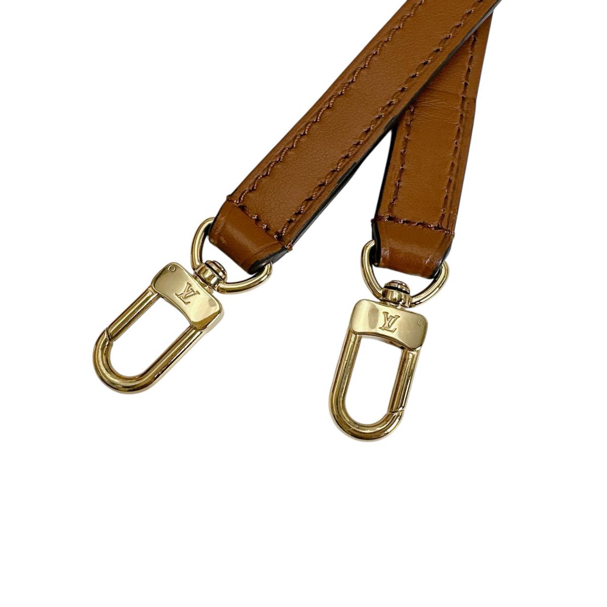ルイヴィトン LOUIS VUITTON ハンドバッグ
 ハンドバッグ プティ・バケット レザー M59962 ブラウン LV
 【SS】
 【中古】