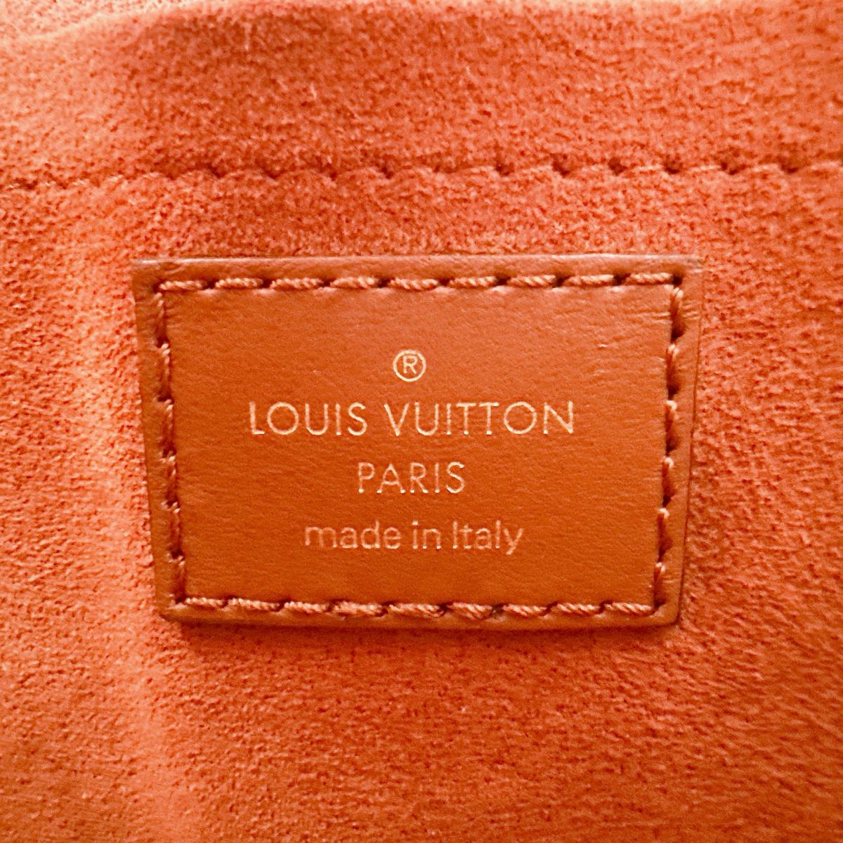 ルイヴィトン LOUIS VUITTON ハンドバッグ
 ハンドバッグ プティ・バケット レザー M59962 ブラウン LV
 【SS】
 【中古】