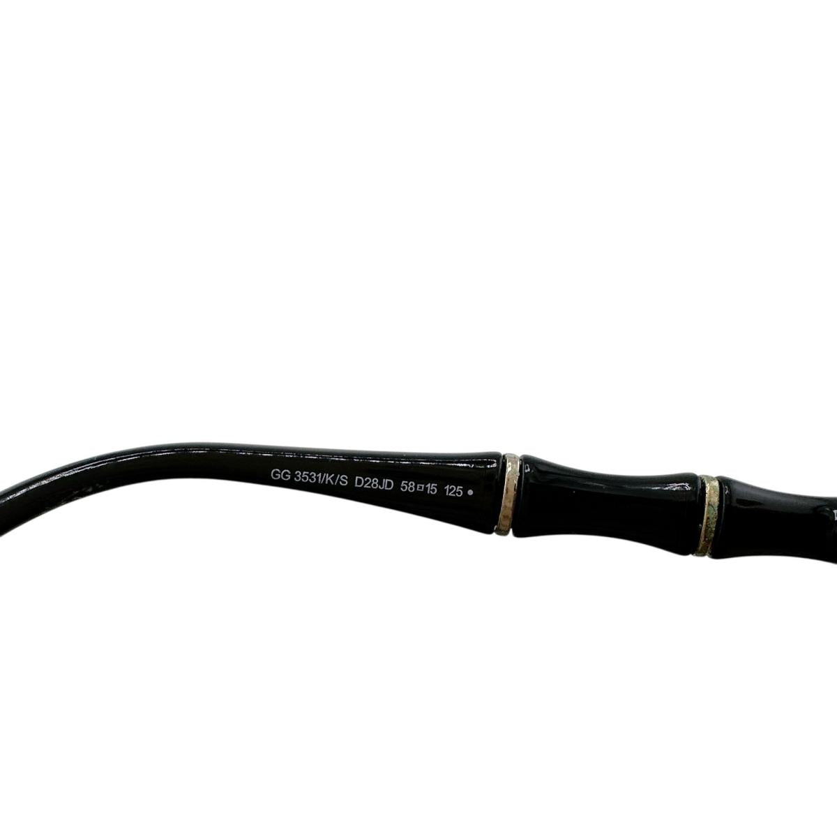 グッチ GUCCI サングラス
サングラス 58□15 125 バンブー プラスチック GG3531/K/S ブラック 【SS】
【中古】