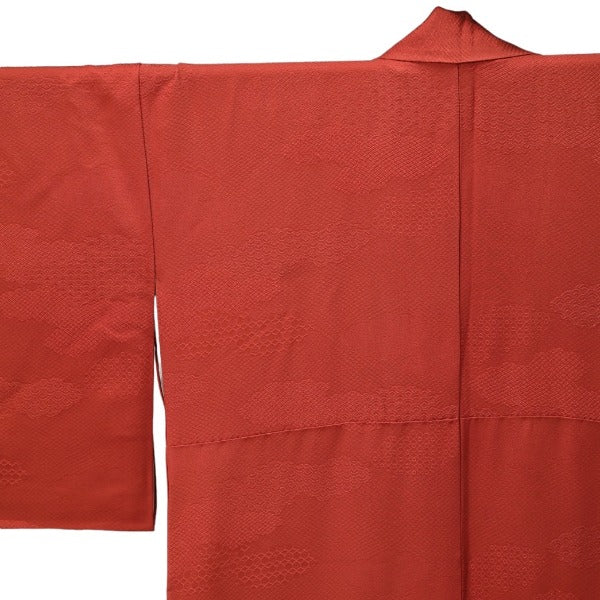 その他着物
着物 和服 袷長着 小豆無地 正絹 シルク レッド 【SS】
【中古】