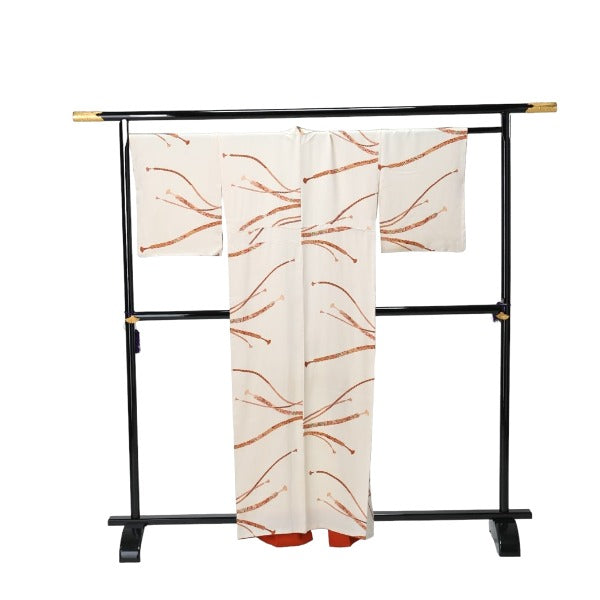 その他着物
着物 和服 化繊 袷長着 リンズ ポリエステル ベージュ 【H】
【中古】