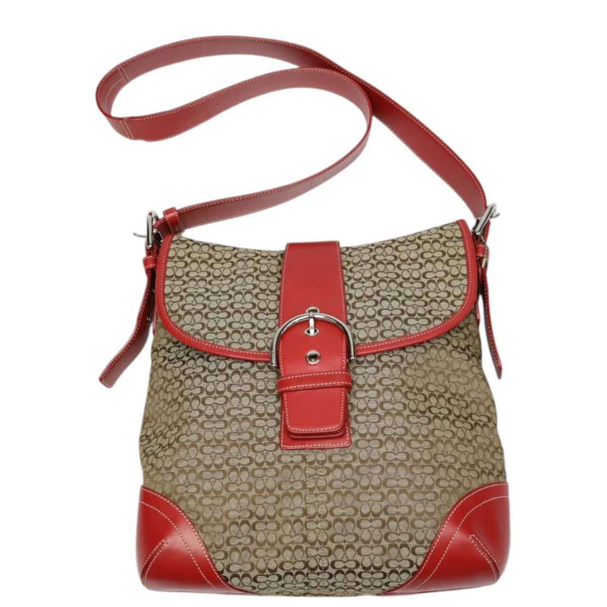 コーチ COACH ショルダーバッグ
ショルダーバッグ シグネチャー 斜め掛け キャンバス 6377 レッド×ブラウン 【SS】
【中古】