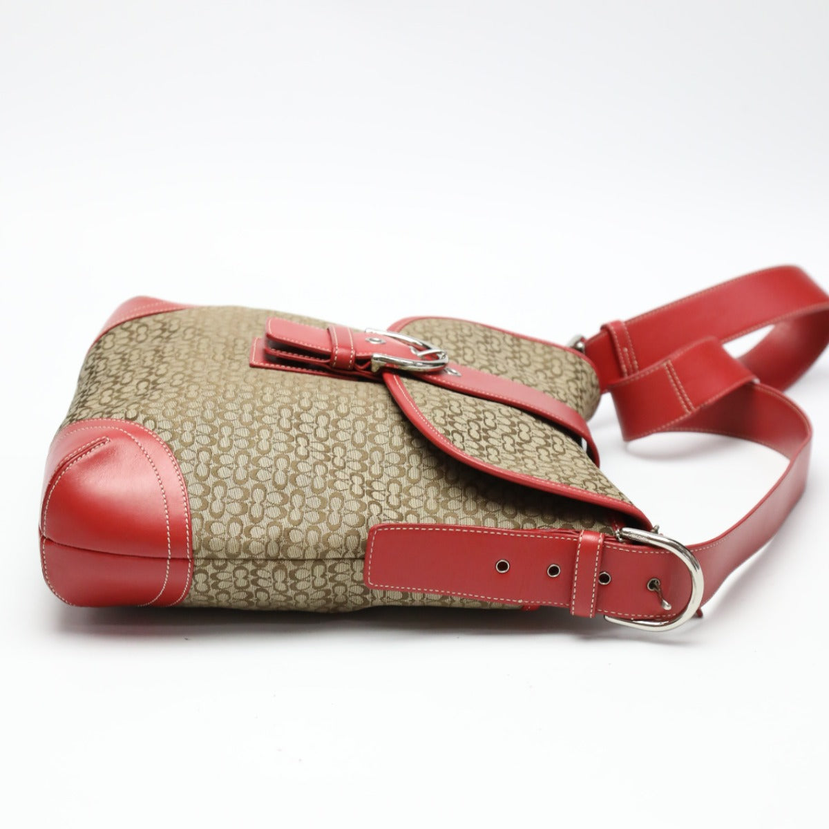 コーチ COACH ショルダーバッグ
ショルダーバッグ シグネチャー 斜め掛け キャンバス 6377 レッド×ブラウン 【SS】
【中古】